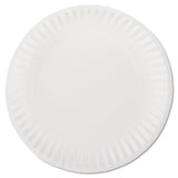 PP9GREWH White Paper Plates by AJM Packaging – Medium, Paper, White, Model AJMPP9GREWH