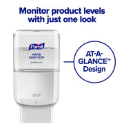 ES8 Automatic Hand Sanitizer Dispenser by Purell – 1200 mL, Durable ABS Plastic (recycling code number 7)., White, Model 7720-01