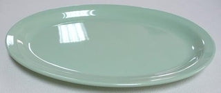 Yanco Nessico Collection Melamine 13", OVAL PLATTER W/NARROW RIM GREEN Box of 12