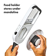 Good Grips Precision Handheld Mandoline by OXO – 1 Size, Stainless Steel, White, Model 11391800