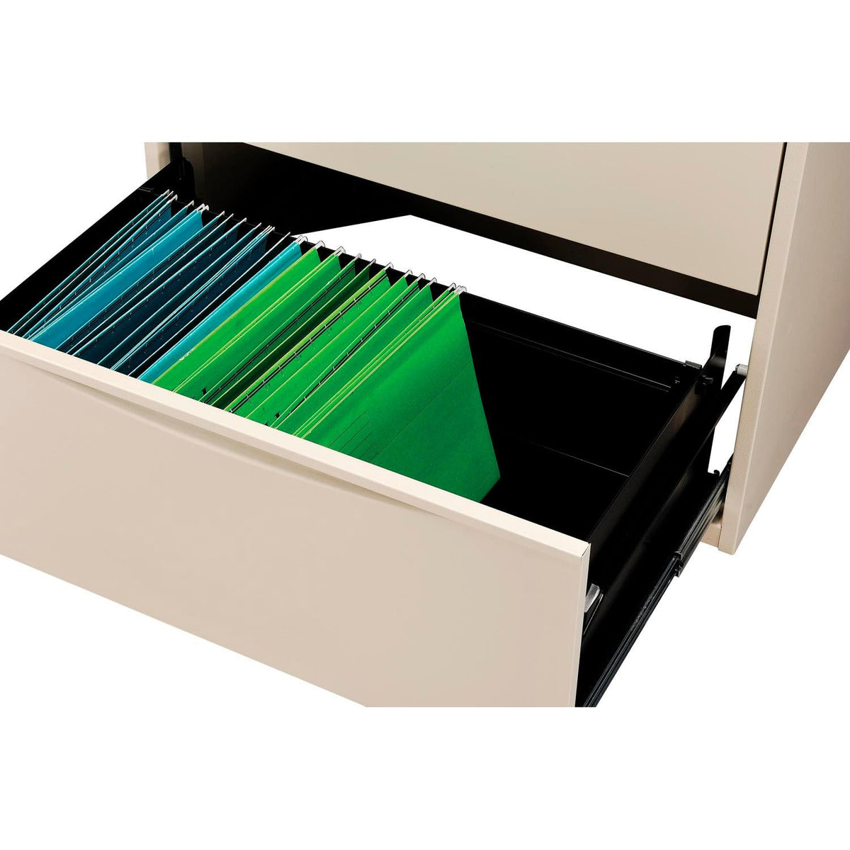 30" W Premium Lateral File Cabinet by Global Industrial – 30 inches (W) x 18 inches (D) x 52 inches (H), Alloy Steel, Putty, Model LF-30-4D-PUTTY