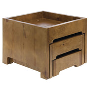 Nesting Display Riser Natural Pine Set of by HUBERT – Wood, Natural, Model 50764