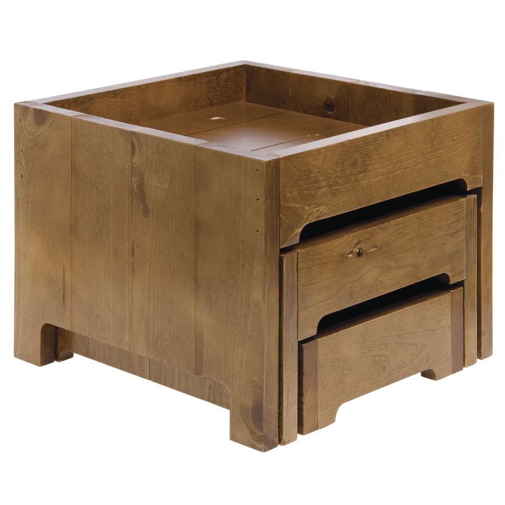 Nesting Display Riser Natural Pine Set of by HUBERT – Wood, Natural, Model 50764