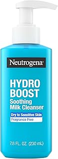 Neutrogena Hydro Boost Face Wash Soothing Milk Cleanser, 7.8 fl oz