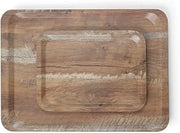 Hendi Melamine serving tray with wood print, wooddark, 240x350 mm