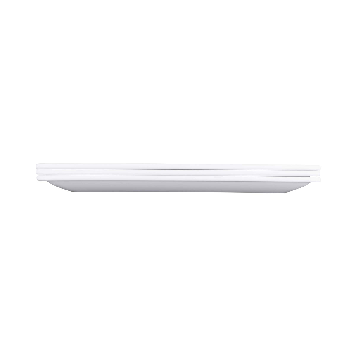 18" x 9" White Rectangular Heavy-Duty Melamine Plastic Serving Platter by Elite Global Solutions – 18" x 9", Melamine, White, Model M189RC-W