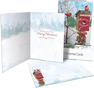 Lang, Merry Birdhouse by Tim Coffey Petite Christmas Cards