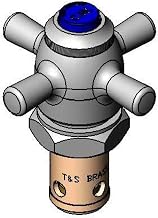 T&S Brass 007900-40 Fast Self-Closing Cartridge Assembly, Cold Water Index, Blue