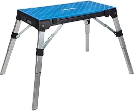 Global Industrial 4-in-1 Multi-Purpose Portable Workbench with Power Strip