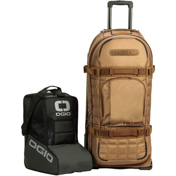 RIG 9800 PRO WHEELED BAG by OGIO – 34.5" H x 16" W x 15.5" D, 125 liters, Nylon, Coyote, Model 801003.03