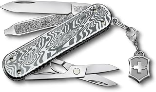 Victorinox Classic SD Brilliant Swiss Army Knife, 5 Functions, Damast