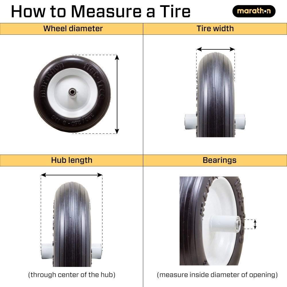 Industries 00301 10" Rigid Caster with Flat Free Tire by Marathon – 10 inch, 300.0 pounds, Stainless Steel, brushed_steel
