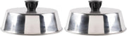 American Metalcraft BA640S Round Stainless Steel Basting Covers, 6 ½" Dia. (Pack of 2)