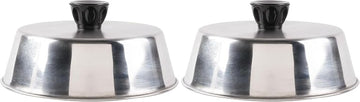 American Metalcraft BA640S Round Stainless Steel Basting Covers, 6 ½" Dia. (Pack of 2)