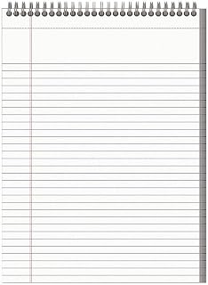 Mead Cambridge Legal Pad, 8-1/2 x 11-3/4 in, Navy - MEA59882, 5 Packs