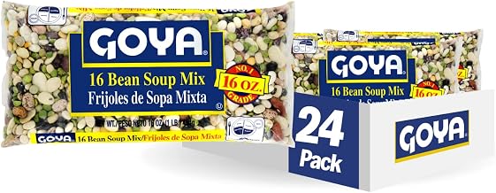 Goya Foods 16 Bean Soup Mix, Dry, 16 Ounce (Pack of 24)