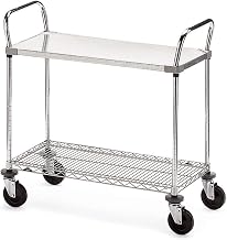 Metro Galvanized/Wire Carts, 36" W x 18" D x 39-1/2"H