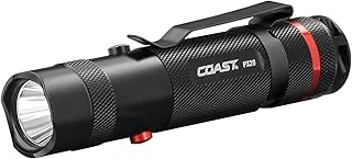 Coast PX20 Dual Color 315 Lumen LED Flashlight, Black
