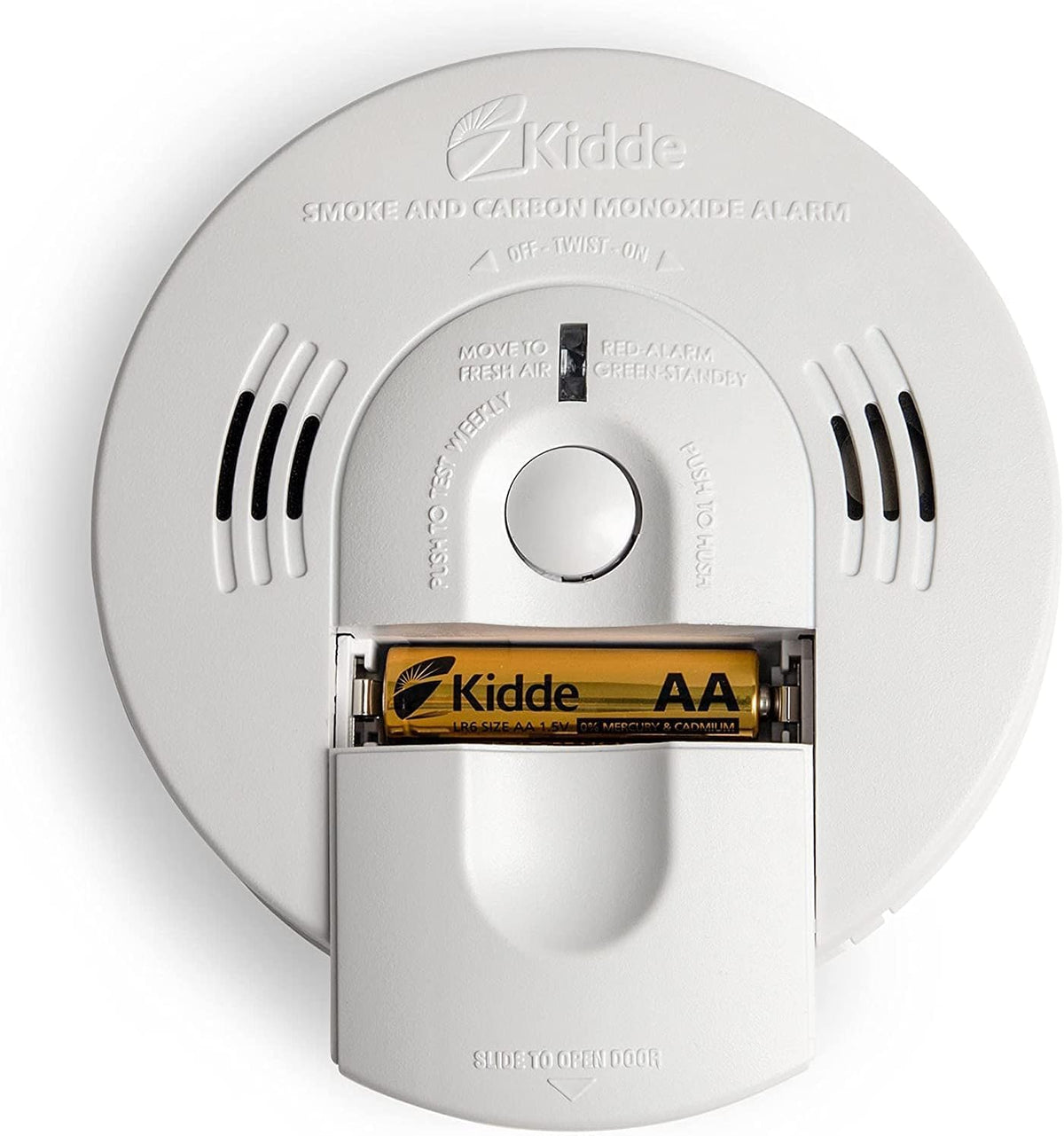 Kidde 1 / 2 packs / White Combination Smoke & Carbon Monoxide Detectors