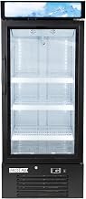 MGD-1DR-12-HC 25" One Section Glass Door Merchandiser - (1) Right Hinge Door, Black, 115v