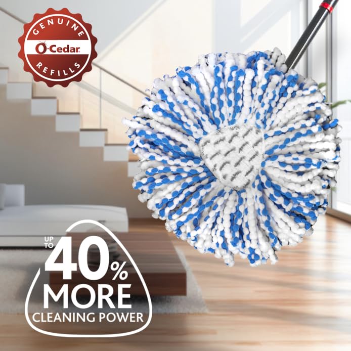O-Cedar 2 RC Refills + 2 PACS / 4 Count (Pack of 1) / 1 Replacement Mop Pads
