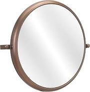 Zuo Rand Mirror Bronze, Bronze Wall Decor, Modern Style, Wall Mount, Steel, Vertical only, Decor Mirrors, 24" W x 5.3" D x 20.3" H
