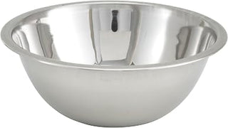 Winco Mixing Bowl, 13-Quart, Medium, Stainless Steel
