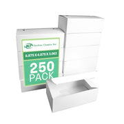 SCT 2729 Paperboard White Carry-Out Boxes, Tuck Top, 8-7/8" Length x 4-7/8" Width x 3-1/2" Height (Case of 250)