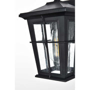 One Light Outdoor Wall Sconce Black by Bodine – Black