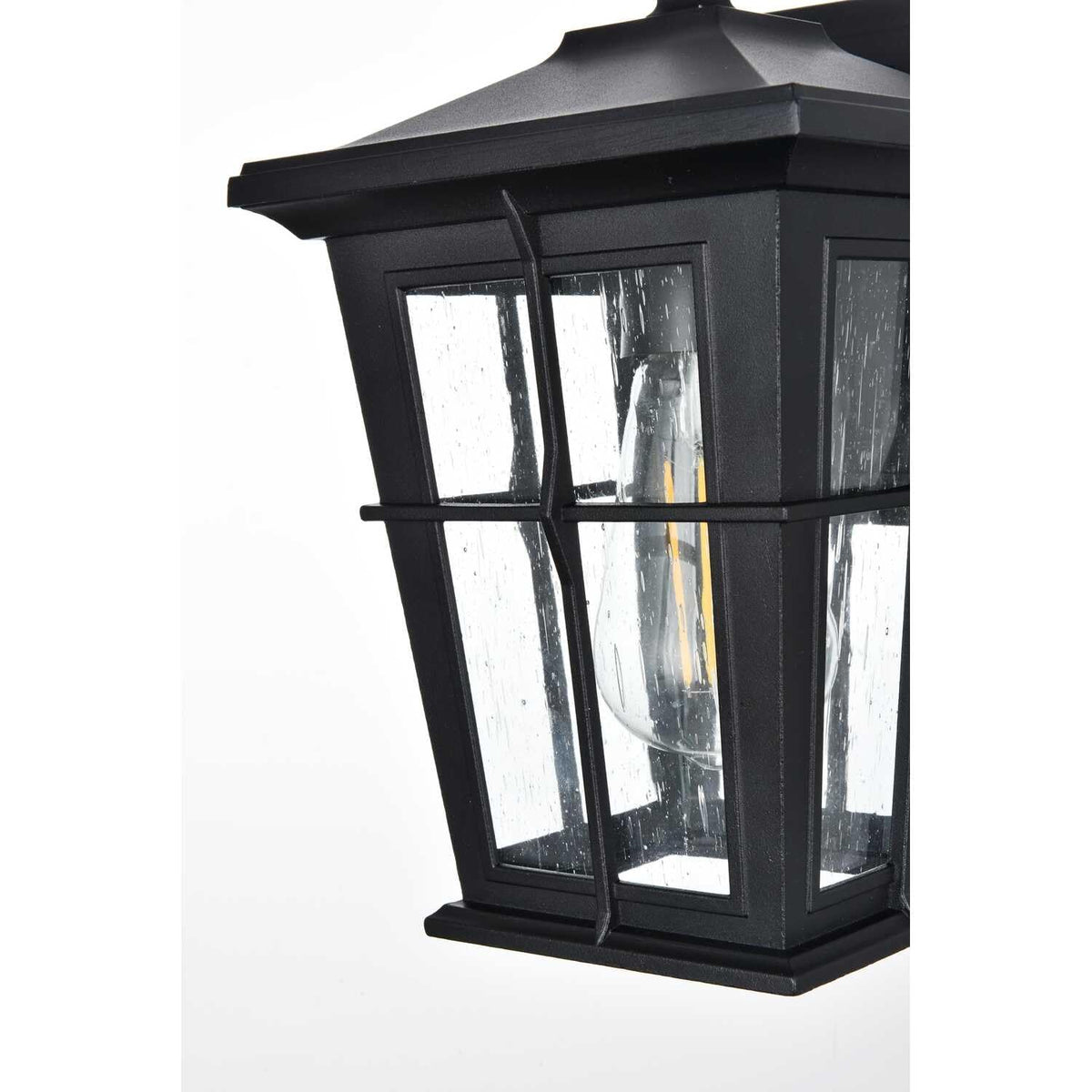 One Light Outdoor Wall Sconce Black by Bodine – Black