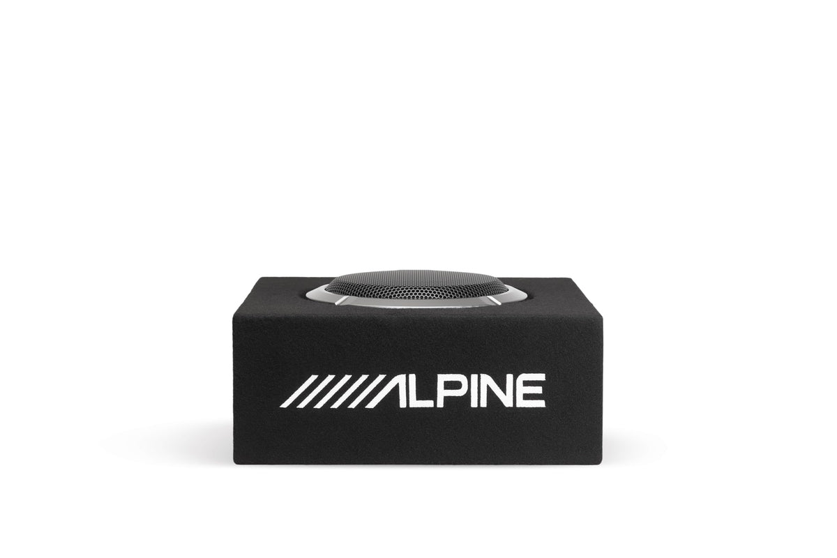 8" S-Series Preloaded Subwoofer Enclosure by Alpine – Model S2-SB8-DT