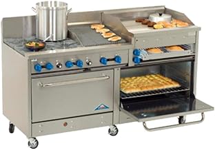 2F330-1.5RB-30B Gas 72" Range w/ Griddle & Char Broiler