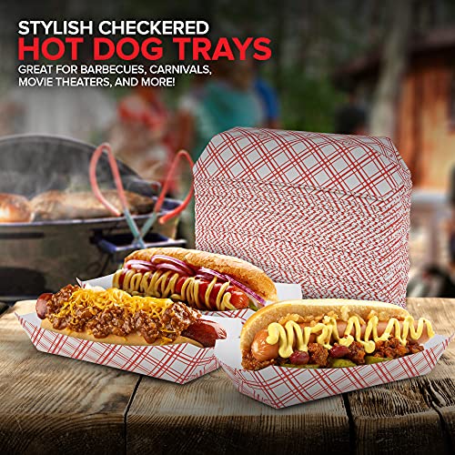 Stock Your Home 100 / 100 Count / Red Serving Trays