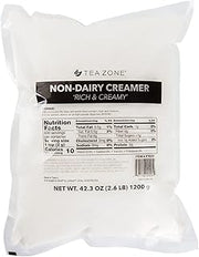 TEA ZONE P1020a Non-Dairy Creamer Original Rich & Creamy powder for milk tea, coffee, beverage, sweets - 2.6lb (Bag)