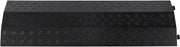 Global Industrial 1-Channel Drop Over Cable Protector, 18,000 lbs. Cap., Black
