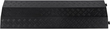 Global Industrial 1-Channel Drop Over Cable Protector, 18,000 lbs. Cap., Black