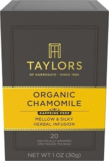 Taylors of Harrogate Organic Chamomile Herbal Tea, 20ct (Pack of 1)