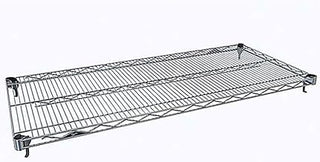 METRO 2460BR-2PACK Extra Wire Shelf 24X60, Chrome