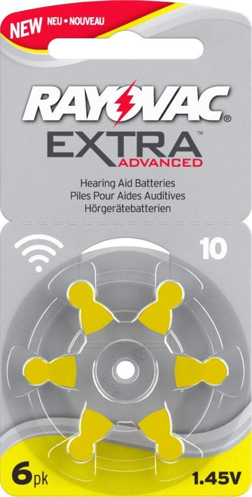 Extra Advanced Hearing Aid Batteries Size 10 (60 Batteries) by Rayovac – Model 0000050037179
