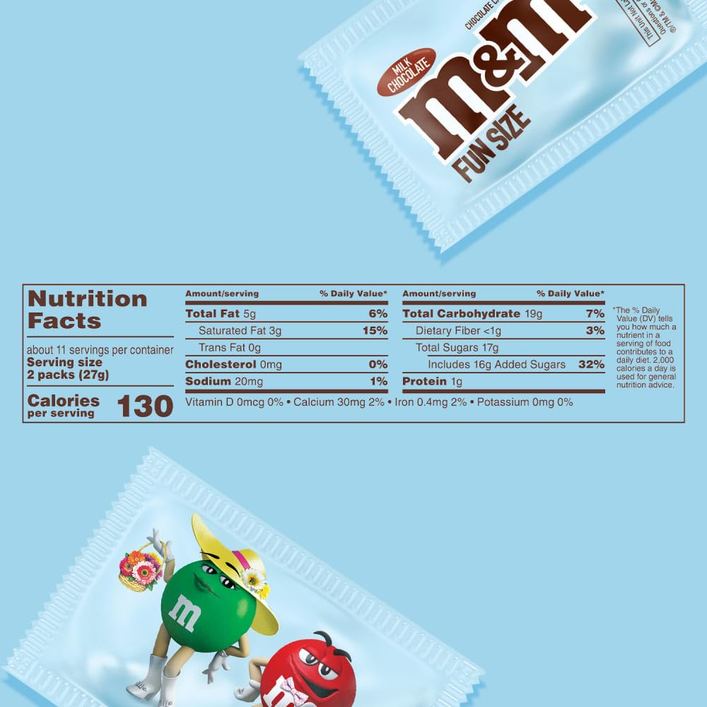 Easter Blend Milk Chocolate Fun Size Candy by M&M's – 10.53 Ounce (Pack of 1)