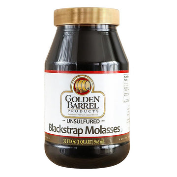 Unsulfured Molasses by GOLDEN BARREL – 32 Fl Oz (Pack of 1), Model BLAWM-12/32