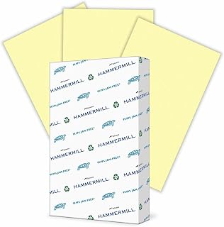 Hammermill International Paper Company 103358 Multipurpose Paper, 20lb., 8-1/2-Inch x14-Inch, Canary