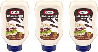 Kraft, Horseradish Sauce, 12oz Squeeze Bottle (Pack of 3)