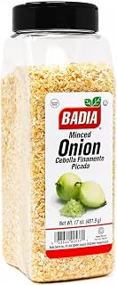 Badia Minced Onion, 17 oz – Dehydrated Onion Flakes for Cooking