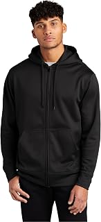 SPORT-TEK Unisex Sport-Wick Fleece Full Zip Hooded Jacket
