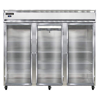 Continental Refrigerator 3RE-GD Extra-Wide Three Section Reach In Glass Door Refrigerator by Value Line – Commercial Grade