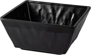 CAC Melamine Cloud Bowl Square Matte Black 210oz 12", Box of 12