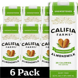 Unsweetened Almond Milk by Califia Farms – 32 Fl Oz (Pack of 6), Pack of 6, Model 420377