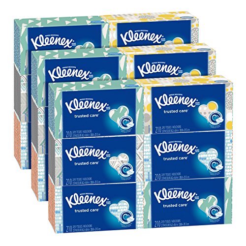 Kleenex White / 210 Count (Pack of 18) / 18 Box Tissues