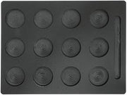 HUBERT Cupcake Display Tray Black Plastic - 15 3/4" L x 11 3/4" W x 3/8" H